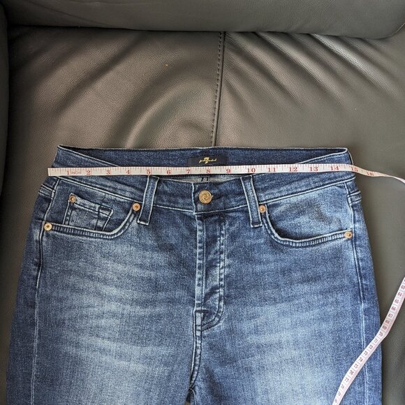 Left hand button fly 7fam - Josefina Ankle Jean - sz.27 - Picture 13 of 16